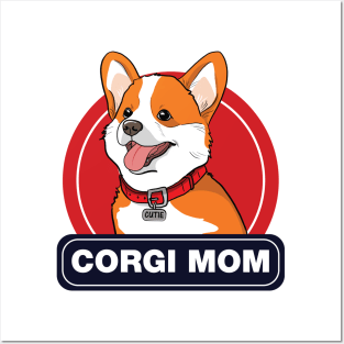 Corgi Mom Posters and Art